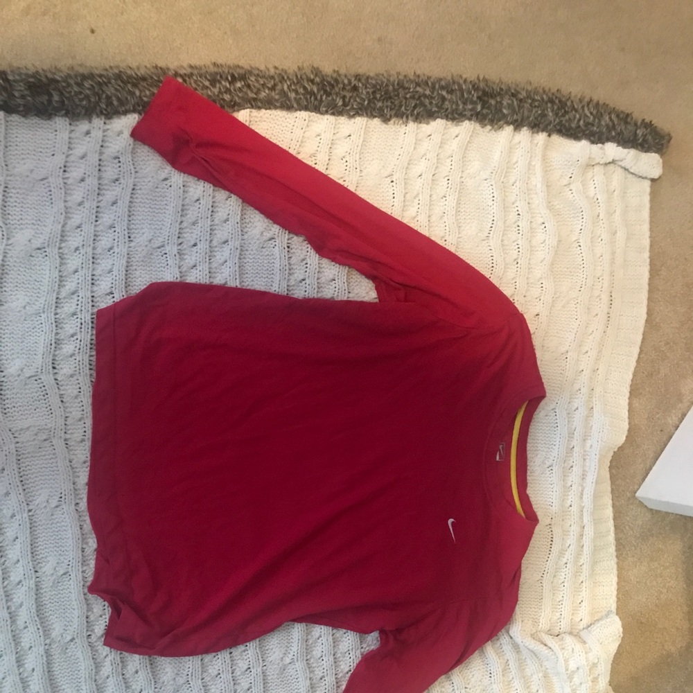 Pink Nike long sleeve